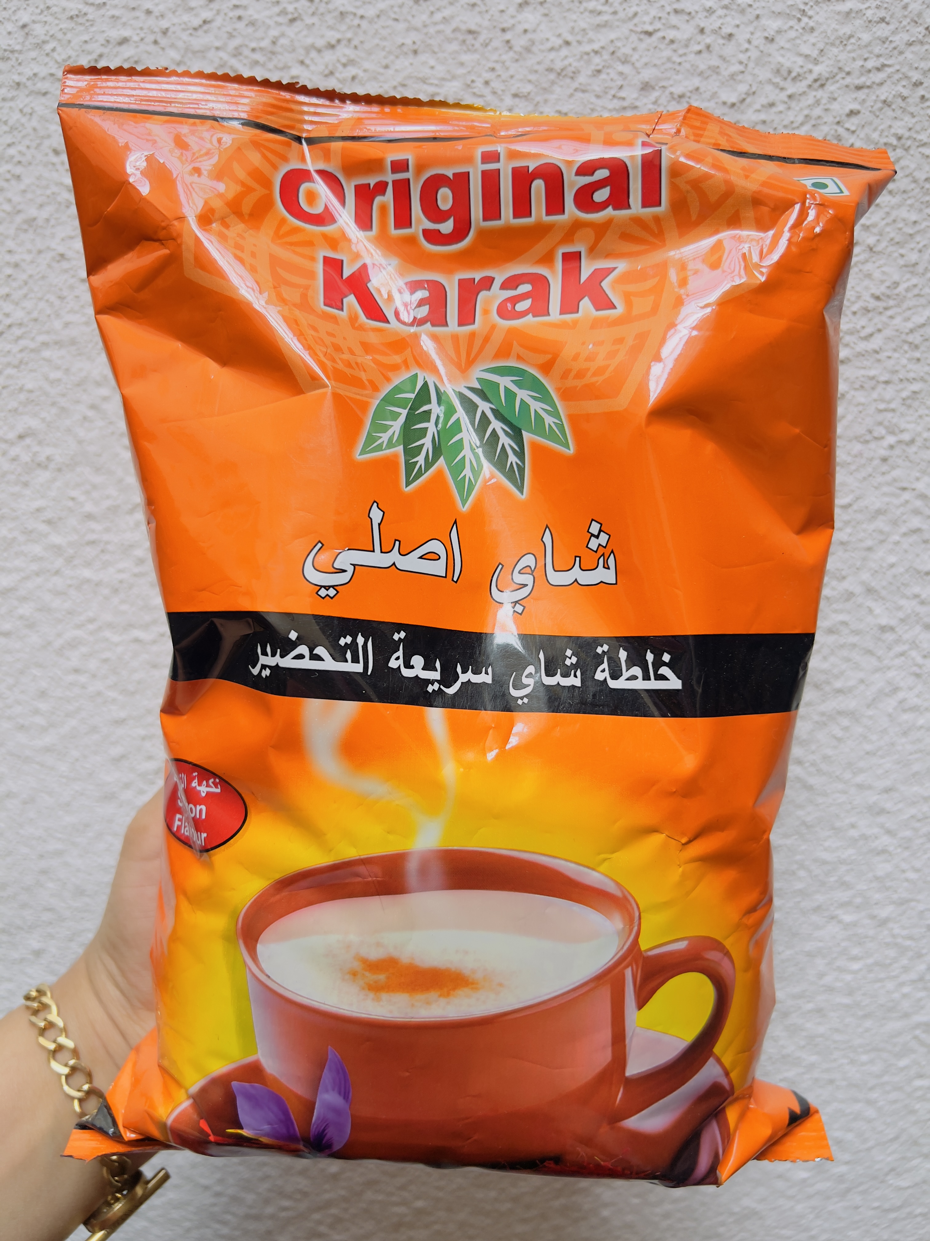 چای کرک اصلی با طعم زعفرون بسته ۱ کیلویی